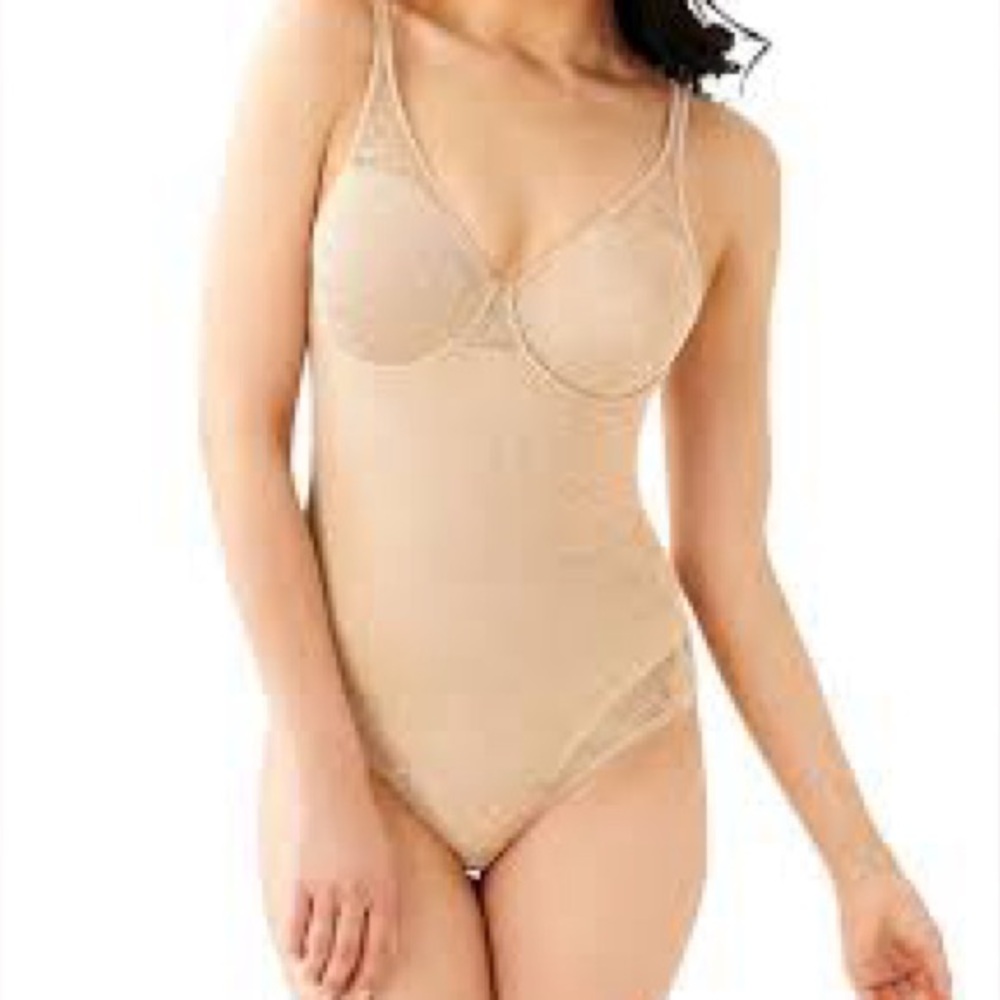 Bali Ultra Light Firm Control 38DD Bodysuit